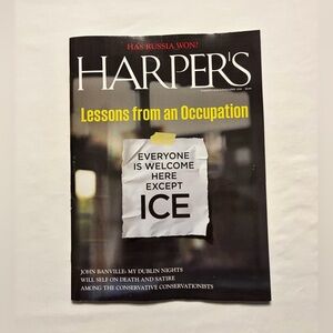 Harper Magazine Cover Coffee Table Book - Black Accent
